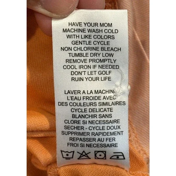 Travis Mathew Mens Short Sleeve Polo Shirt XL Orange Golf Stretch Cotton Blend - Picture 16 of 16